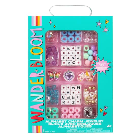 WanderBloom Alphabet Charm Jewelry